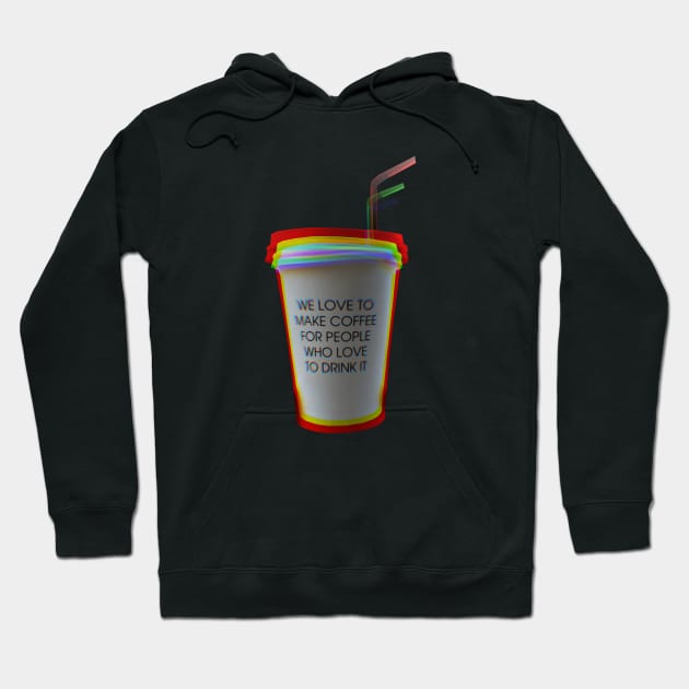 Coffee cup - gift for barista Hoodie by diystore